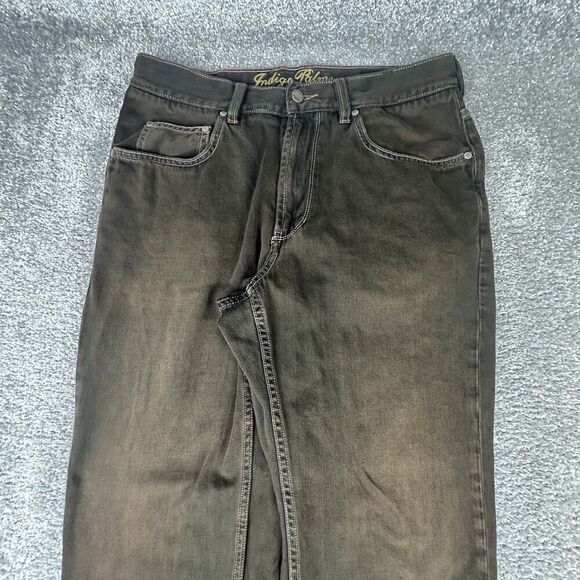 Indigo Palms Jeans Men's 34x32 Classic Fit Brown Soft Denim Y2K 00's Straight - Picture 3 of 10